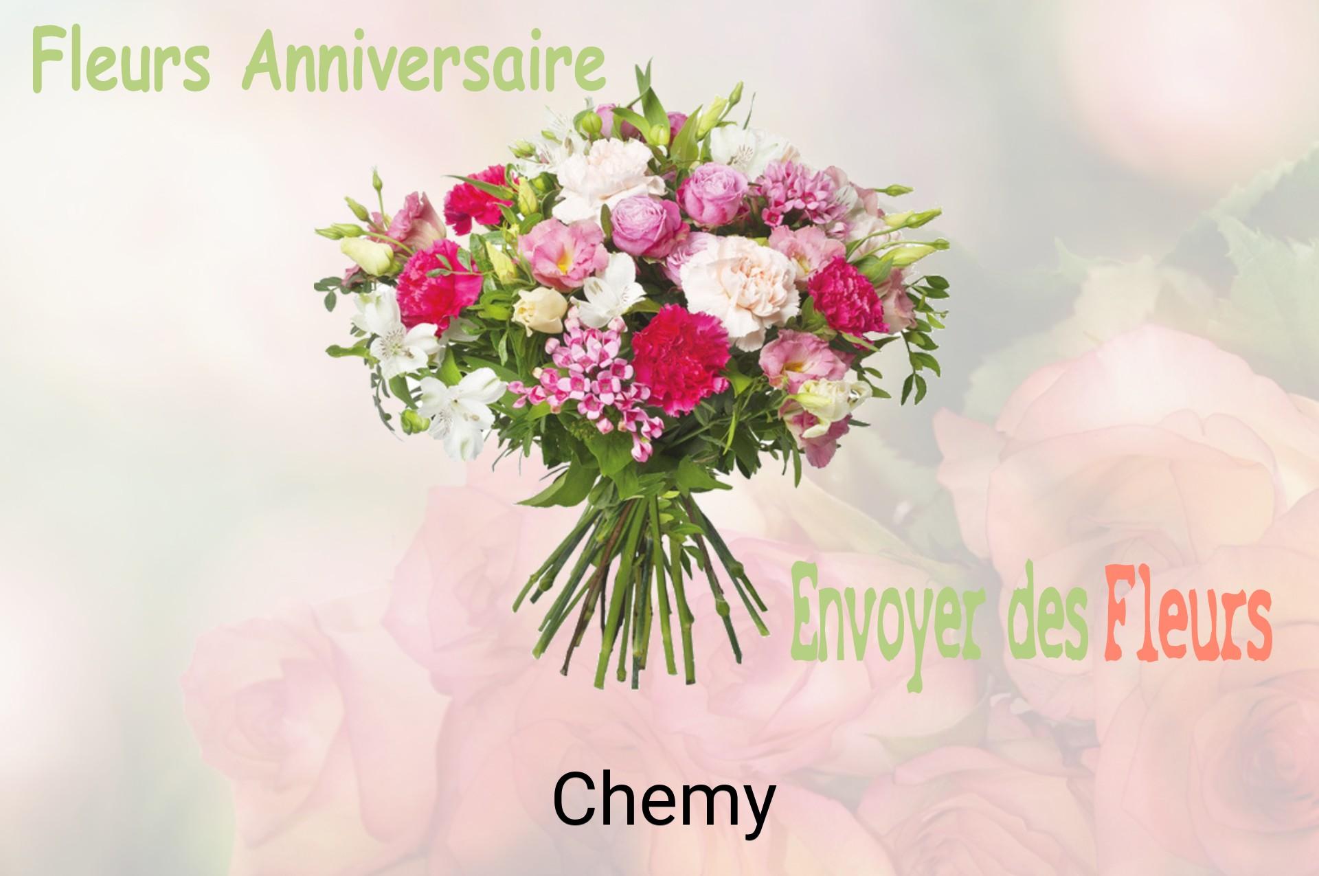 Bouquet de fleurs d’anniversaire livré à Chemy