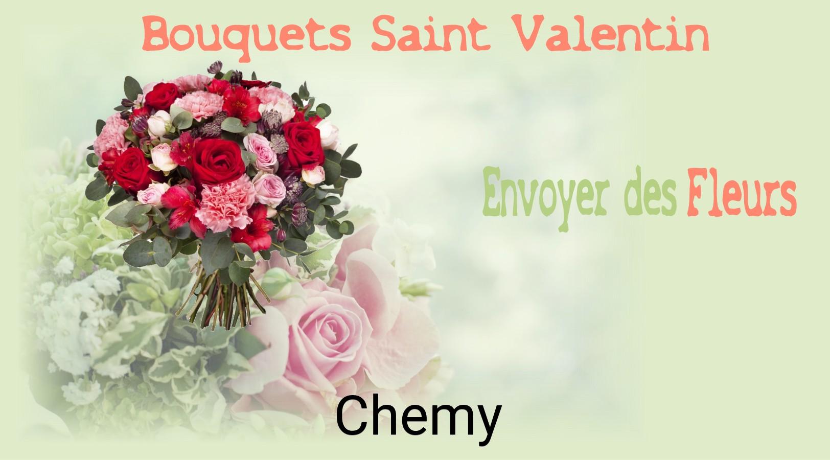 Roses de Saint-Valentin livrées à Chemy